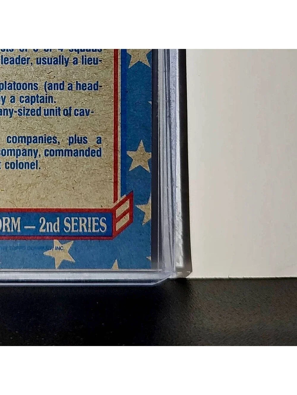 Unit Sizes – A 1991 Topps Desert Storm #141 Card